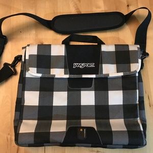 Jansport 15" Laptop Messenger Bag Checkered